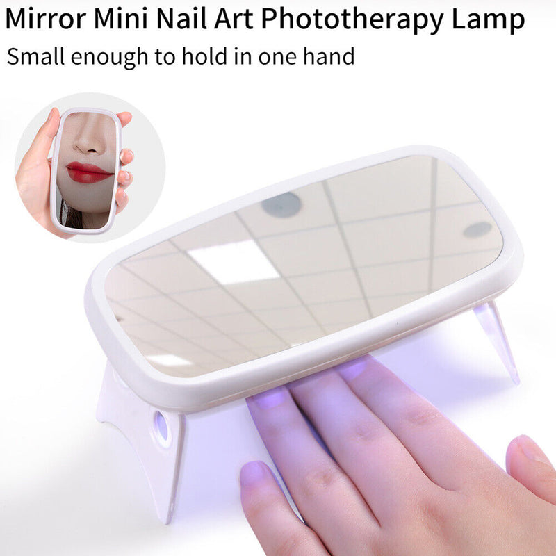 Practical Nail Dryer Lamp Automatic Sensor UV LED Light 8 Timer Light Manicure