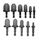 11pcs Hex Shank Imperial Pipe Expander Electric Drill Bit Flaring Tools