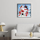 Full Round Diamond Painting 5D DIY Cute Santa Mosaic Drill Christmas Decorati