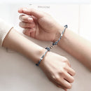 Lover  Friendship Bracelet Rope Alloy Couple Bracelet Rope Braided Bracelet