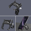 2pcs Bike Cell Phone Holder Handlebar Clip GUB P10(Black)