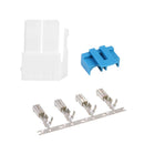 4Pin Short Wave Radio Power Socket Cable Plug with Shell for Icom IC-7000 I