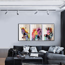 3 Zebra Oil Paint By Numbers Canvas Drawing DIY Coloring Pictures Color Panels