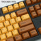 Mechanical Keyboard Keycaps, Brown, Gaming Dye-sublimation Keycap Hot Set U6Y0