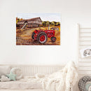 Frameless Oil Paint By Numbers Farm Car DIY Canvas Picture Craft for Home