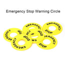 Switch Accessory Label 22mm Label Emergency Stop Sign Warning Circle Mark