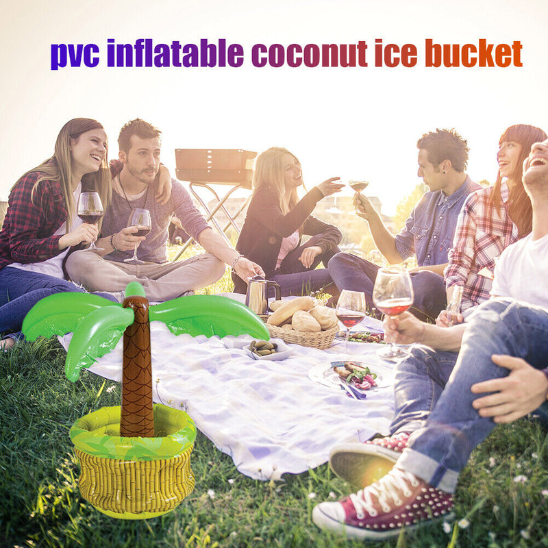Beverage Storage Ice Pad Beach Party Inflatable Coconut Ice Bucket Drink Ho
