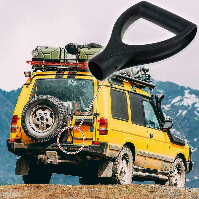 1*Black Plastic Shovel Replacement D-Grip Spade Handle BEST F6X2 Garden Top T3T9