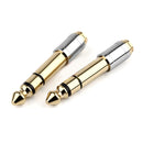 3.5mm Female Microphone Converter Stereo Plug Jack Headphone Audio Adapter