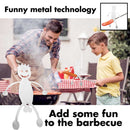 Outdoor Barbecue Fork Hot Dog Guys Grill Boy Girl Skewer Roaster Cooker (C)