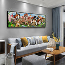 Cross Stitch Kits 11CT Stamped DIY Animal Full Embroider Embroidery Craft