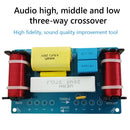 WEAH-338 3-Way Crossover Audio Speaker Board Loudspeaker Frequency Divider 120W