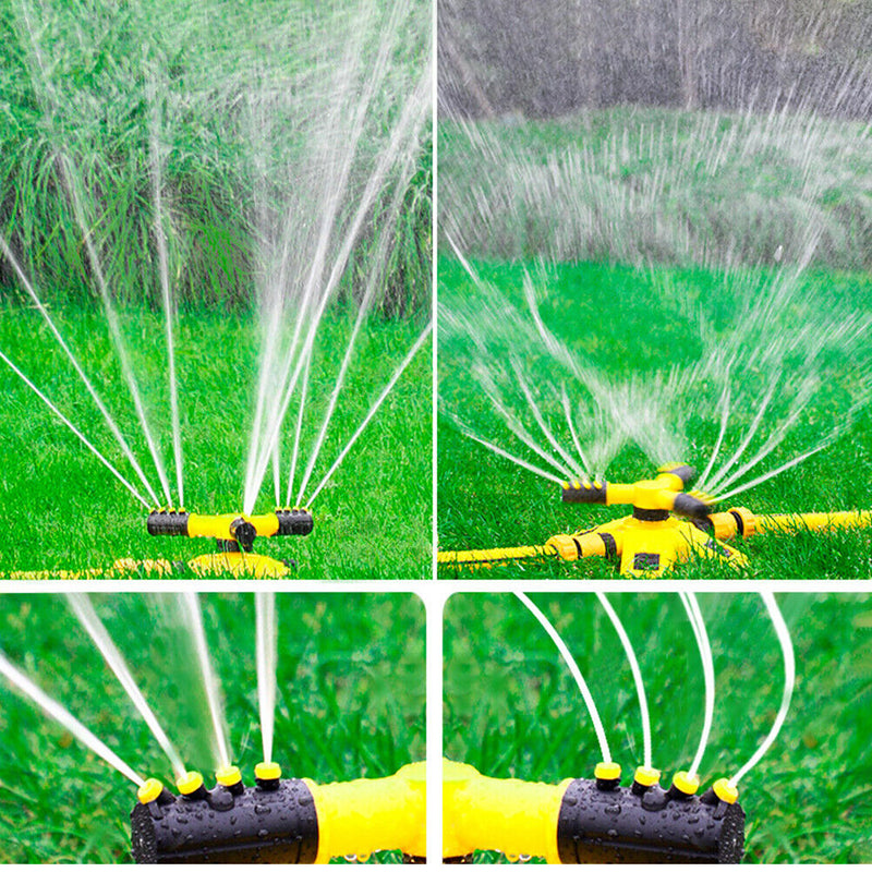 #A 360 Degree Automatic Rotating Water Sprinkler Large Area Coverage Irrigation