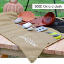 Waterproof 900D Oxford Fabric Camping Tableware Storage Bag (A Triangle) Newly