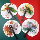 Party Folding Fan Paper Folding Hand Fan Chinese Style Chinese paper fan