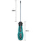 Insulated PP Handle Screwdrivers Electrician's Screw Driver (100mm/Cross) Newly