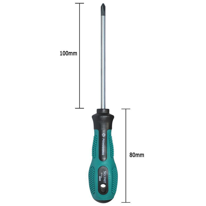 Insulated PP Handle Screwdrivers Electrician's Screw Driver (100mm/Cross) Newly