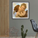 5D DIY Full Round Drill Diamond Painting Angel Kiss Mosaic Rhinestone Draw Newly