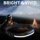 Sensor COB Headlights Multi-Function Adjustable Emergency Lights (Black) Newly