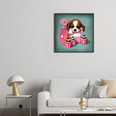 5D Diamond Painting Kit Dog Full Square Drill DIY Animal Wall Art (20x30cm)