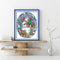 14CT Partial Cross Stitch Snowman Counted DIY Embroidery Kits Handmade Art