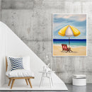 Beach Lounger Oil Paint By Numbers Kit DIY Acrylic Painting on Canvas Frameless