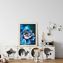 5D Diamond Painting Blue Peony Flower Set Full Round Mosaic Picture Home Decor