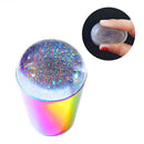 Stamper Colorful Soft Stamp For French Nails Silicone Nail Stamper With Cap