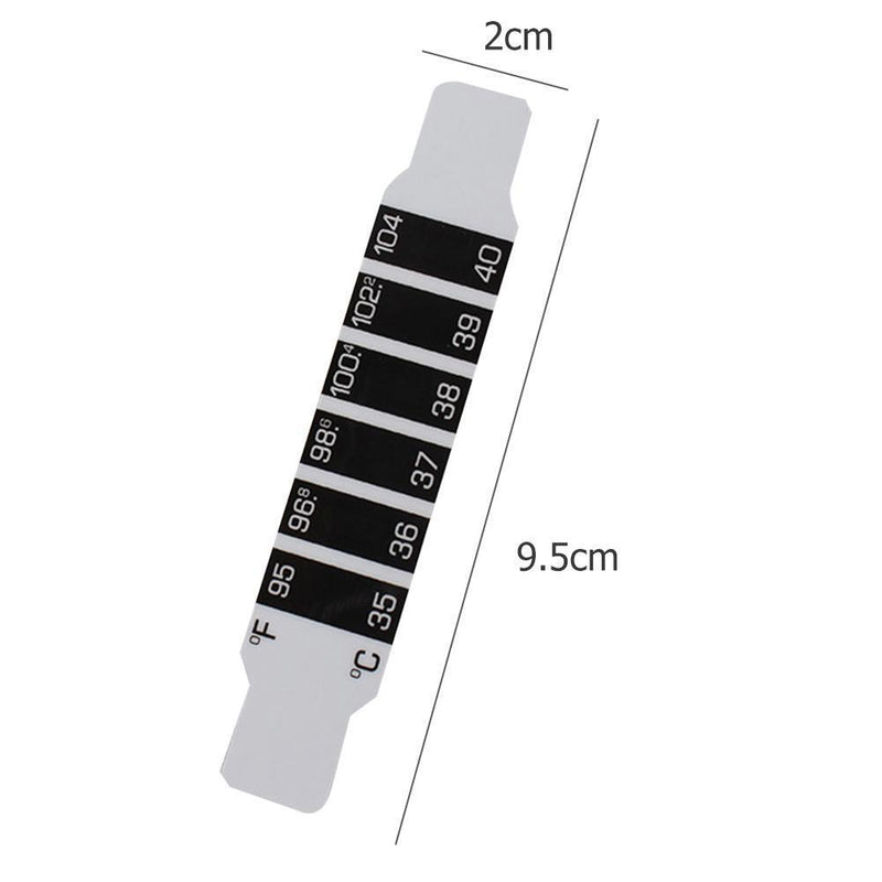 LCD Color Change Baby Forehead Thermometer Sticky Head Temperature Meter