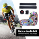 #A Bolany Bicycle Handlebar Tape Belt with Plugs Waterproof Bike Curved Handle W