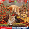 5D DIY Full Drill Diamond Painting Cat Embroidery Mosaic Craft Kits Decor