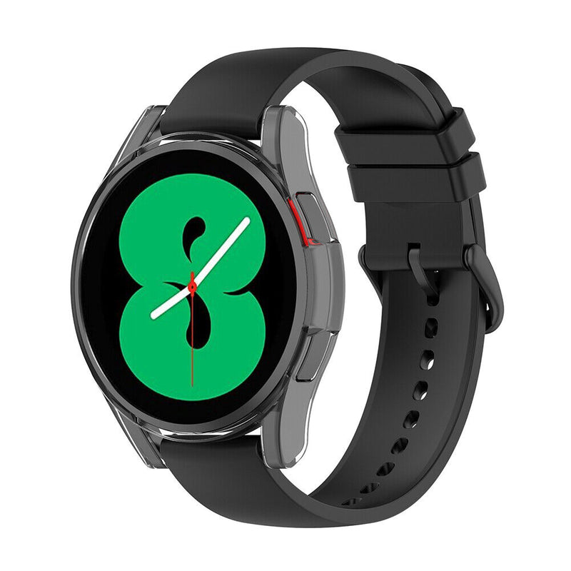 PC Half-Cover Watch Protector Case for Galaxy Watch 4 40mm (Transparent) Newly