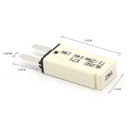DC 14V Auto Reset Mini Circuit Breaker Blade Fuse for Car Boat(30A White) Newly