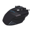 USB Wired Gaming Mouse 7 Buttons 5500DPI Adjustable LED Backlit for PC Laptop
