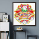 5D DIY Special Shaped Diamond Painting Christmas Bell Embroidery Kit Decor