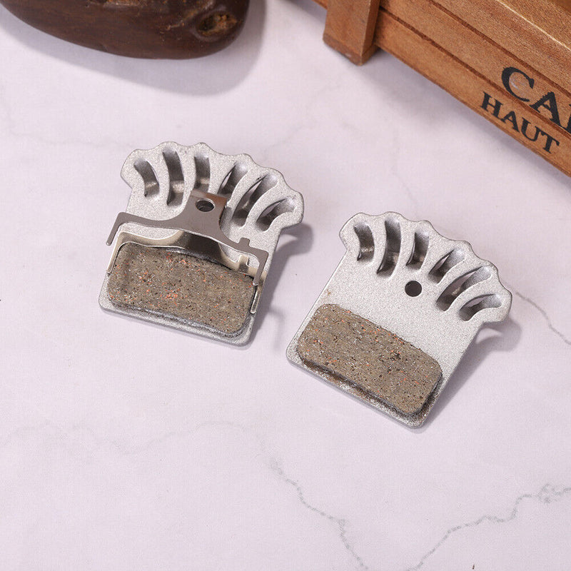 1 Set Mountain Bike Disc Brake Pads Bicycle Cooling Fin Ice Tech Brake Cali