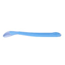 Baby Spoon Soft Silicone Feeding Spoon Learn to Eat Small Spoon(Blue)