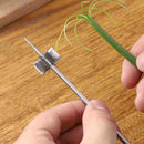 1 Steel Shallot Shredder Kitchen Tool Slicing Shredded Tool Scallion M0V6 0 R2J7