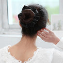 Ladies Scrunchies Satin Cloth Hair Rings Rope Pure Color Hairband Accessories