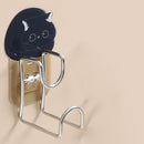 Wall-Mounted Storage Rack Shelf for Bathroom Door Punch-Free Kitchen Organize