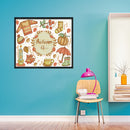 Cross-Stitch Kits Printed Canvas Autumn Embroidery DIY 14CT Stamp (J365)