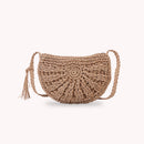 Ladies Vacation Beach Mini Purse Shoulder Crossbody Messenger Straw Weave Bags