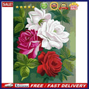 Painting By Numbers Kit Flower Hand Painted Oil Drawing Wall Picture DIY Decor