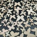 50x Mixed Size Butterflies MDF Wooden Shape Craft Embellishments HOT Wood C6V0
