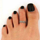 12PCs/set Women Fashion Simple Toe Ring Adjustable T3Q4 M2L0 Z7L9 Beach H2W8