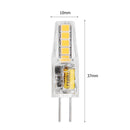12V AC/DC G4 LED Lamp Bulb 2W SMD2835 10LED Chandelier Light Bulb (WW) Newly