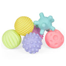 1set Textured Multi Infant Hand Ball Tactile Senses Training Massage Soft Ball