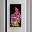 Frameless Oil Paint By Numbers DIY Fish Picture Craft Kit for Room Decoration
