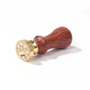 Wax Seal Stamp with Handle Lacquered Print Embossed Seal Invitation Decoration