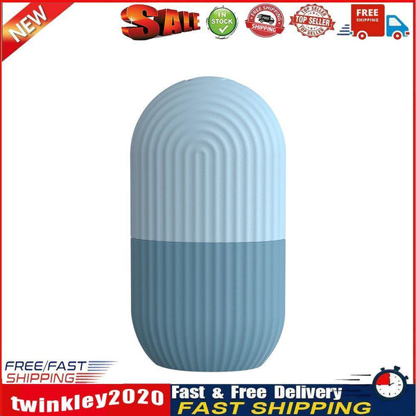 Skin Care Beauty Tool Silicone Ice Cube Tray Massager Face Roller (Blue) Newly